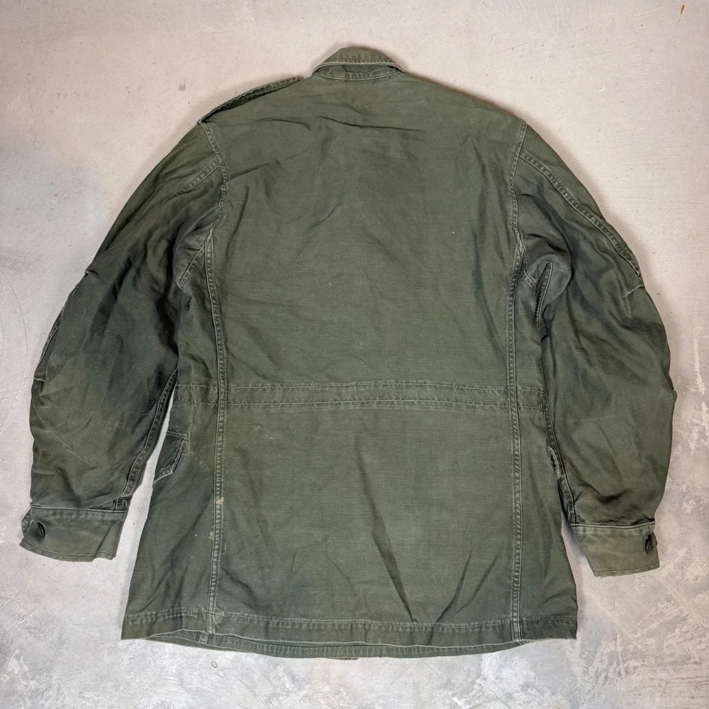 Vintage 60s US Army M-51 Field Jacket Olive drab OG-107 Small vietnam jungle